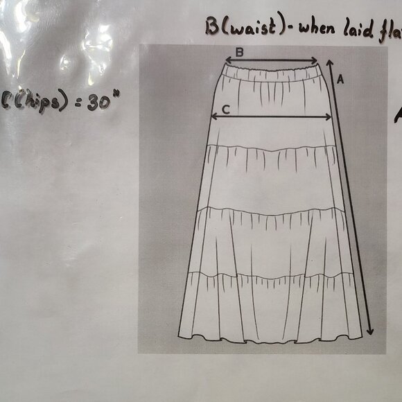 Celebrity Pink XXL orange midi skirt - Picture 4 of 9